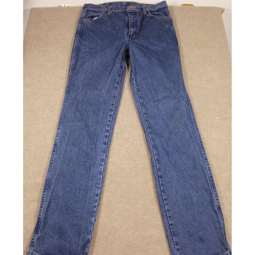 Wrangler Cowboy Cut 936GBK Slim Fit Jeans Blue Denim Mens 32x36